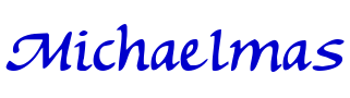 Michaelmas font